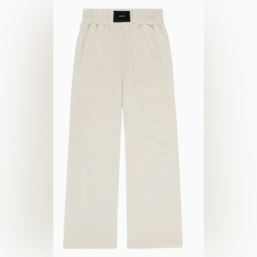 TALENTLESS  WOMENS WIDE LEG BOXING PANTS- Bone